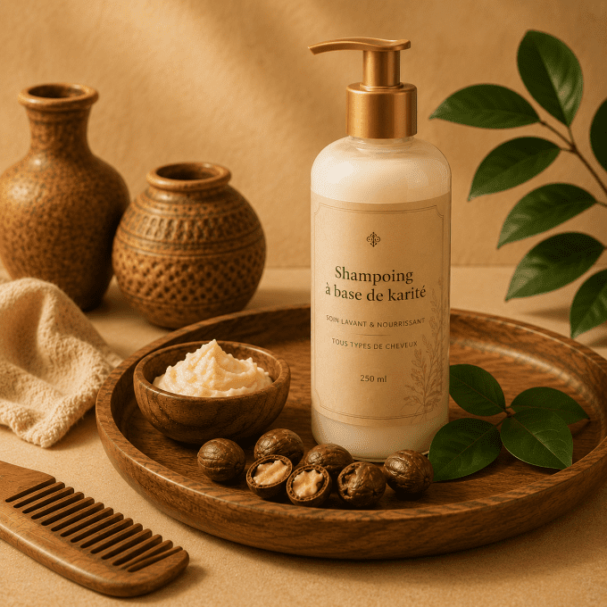 Shampoing à base de karité