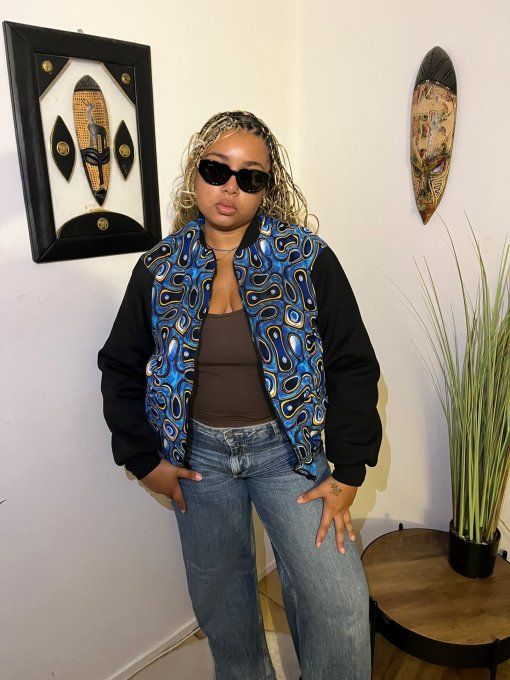 BOMBERS EN PAGNE WAX 100% coton, réversible et uni sexe