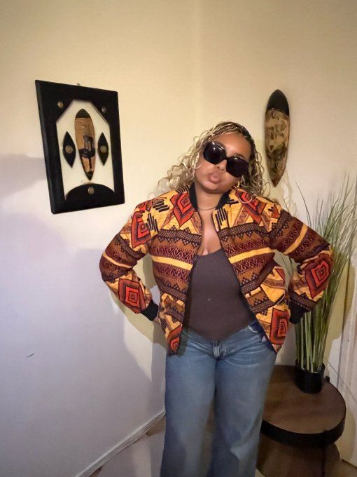 BOMBERS EN PAGNE WAX 100% coton, réversible et uni sexe