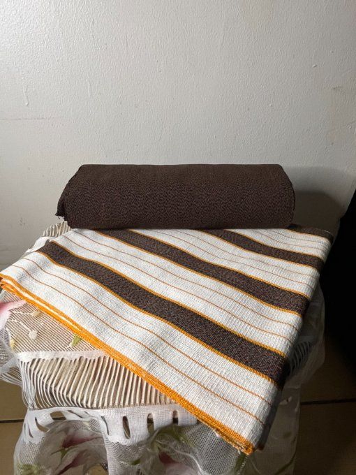 Pagne Tissé 100% coton tissé à la main - DEUX TONS