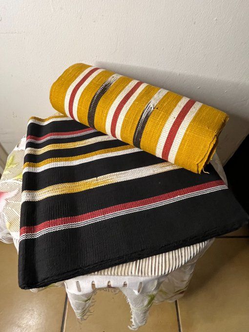 Pagne Tissé 100% coton tissé à la main - DEUX TONS