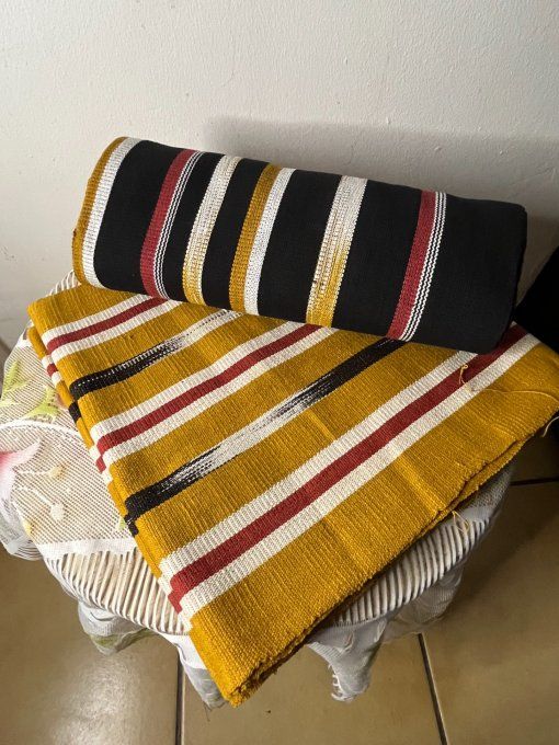 Pagne Tissé 100% coton tissé à la main  - DEUX TONS