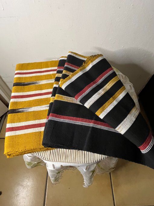 Pagne Tissé 100% coton tissé à la main  - DEUX TONS