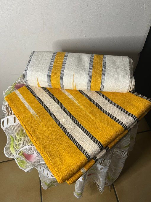 Pagne Tissé 100% coton tissé à la main   - DEUX TONS 