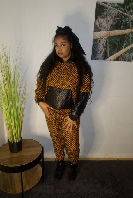 Ensemble BONBERS en pagne WAX UNI SEXE 100% coton