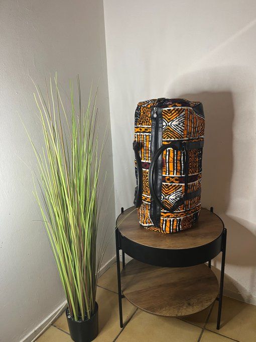 SAC DE WEEK-END en pagne BATIK