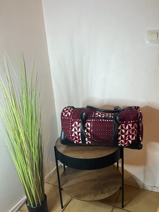 SAC DE WEEK-END en pagne BATIK - 