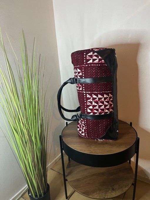 SAC DE WEEK-END en pagne BATIK - 