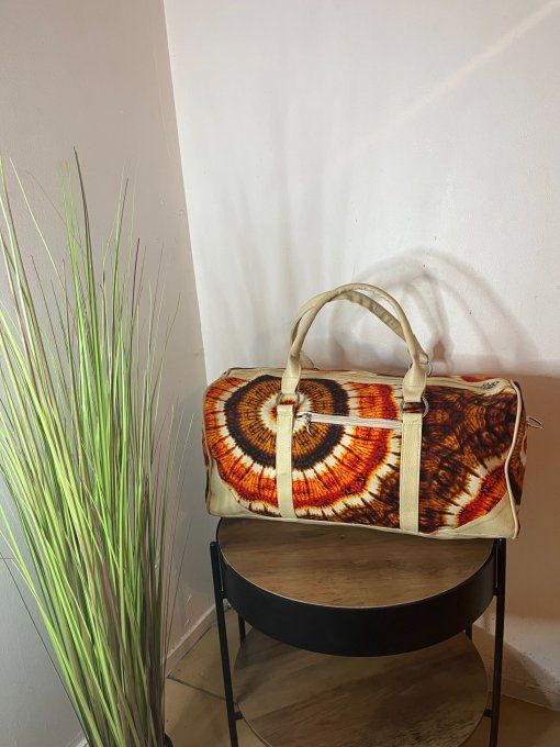 SAC DE WEEK-END en pagne BATIK -