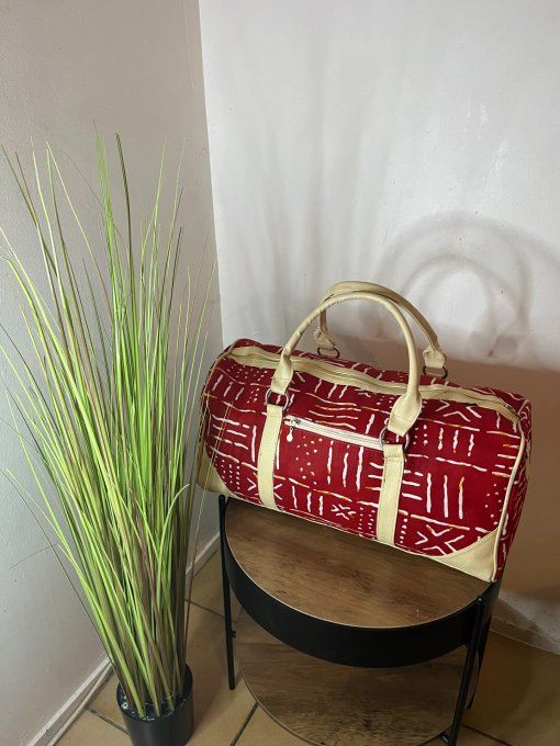 SAC DE WEEK-END en pagne BATIK -
