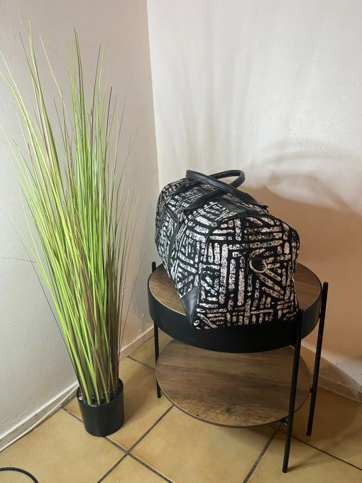 SAC DE WEEK-END en pagne BATIK -   