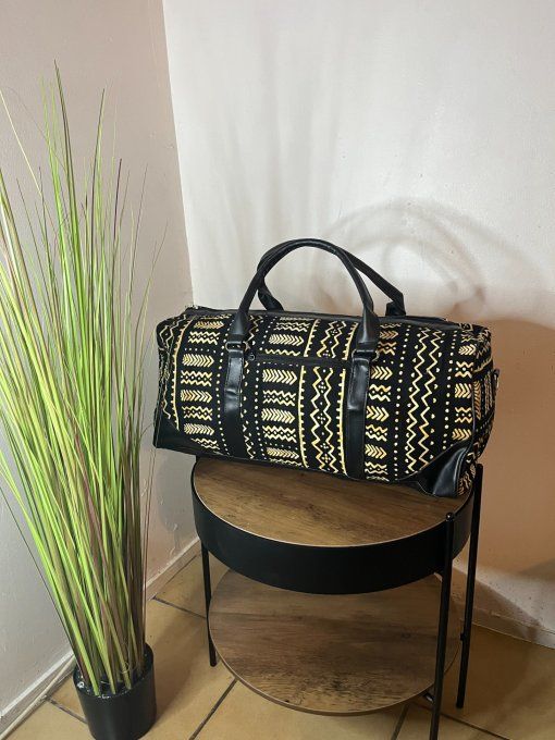 SAC DE WEEK-END en pagne BATIK -