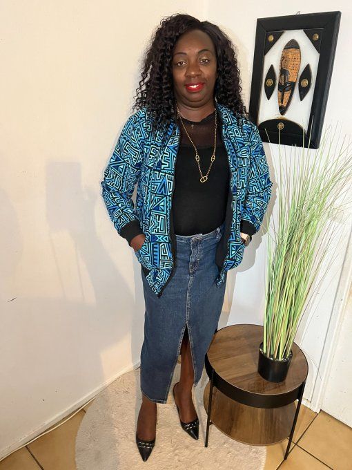 BOMBERS EN PAGNE WAX 100% coton, réversible et uni sexe