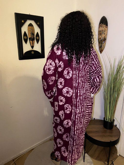 KIMONO en pagne WAX 100% coton 