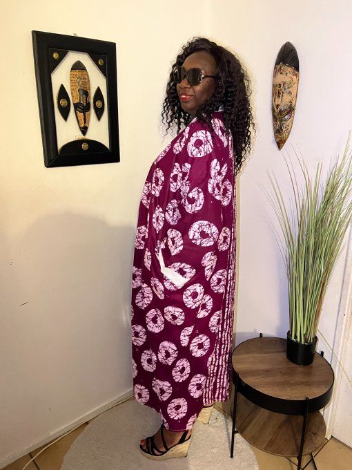 KIMONO en pagne WAX 100% coton 
