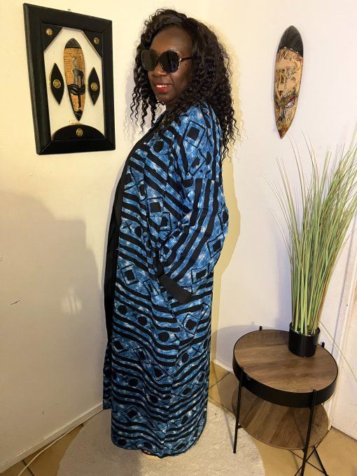 KIMONO en pagne WAX 100% coton  