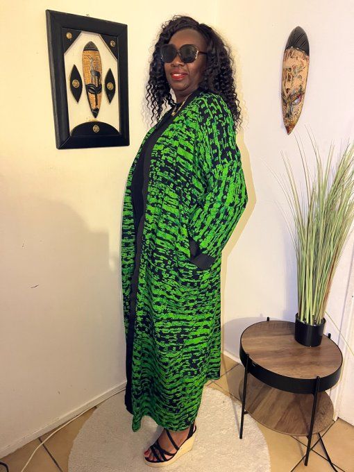 KIMONO en pagne WAX 100% coton  