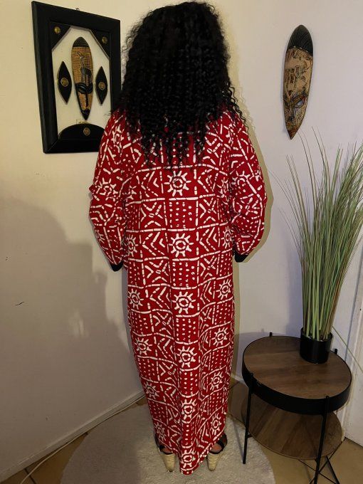 KIMONO en pagne WAX 100% coton  
