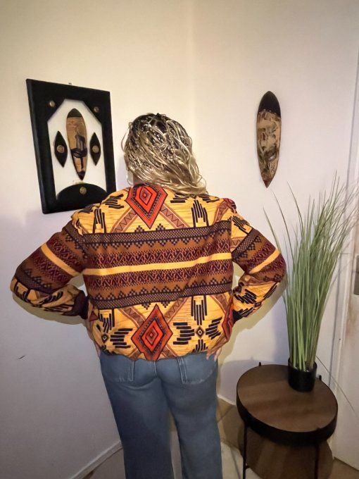 BOMBERS EN PAGNE WAX  100% coton, réversible et uni sexe   